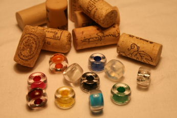 Glass Pressed Beads